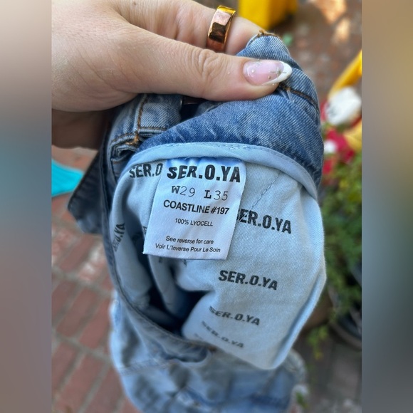 SER.O.YA MILES LOW RISE CARGO PANT in Coastline New with Tags! - Picture 12 of 12